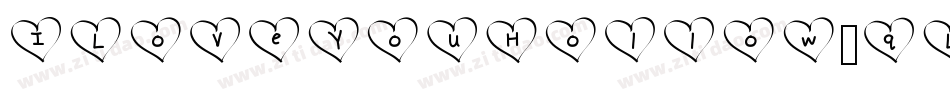 ILoveYouHollow-qL6x字体转换