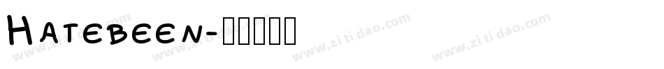 Hatebeen字体转换