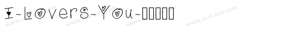I-Lovers-You字体转换