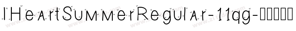 IHeartSummerRegular-11qg字体转换