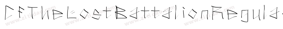 CfTheLostBattalionRegular-Yvy8字体转换