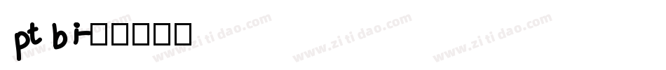 ptbi字体转换