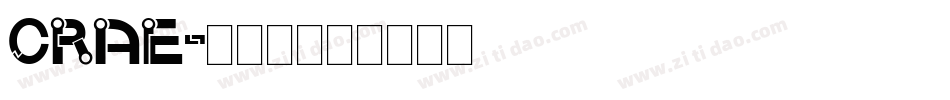 CRAE字体转换