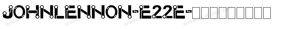 Johnlennon-e22e字体转换