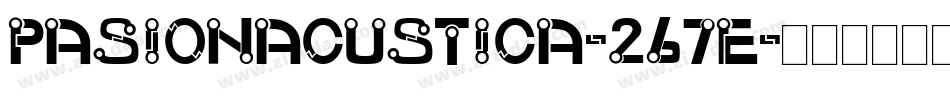 PasionAcustica-267e字体转换