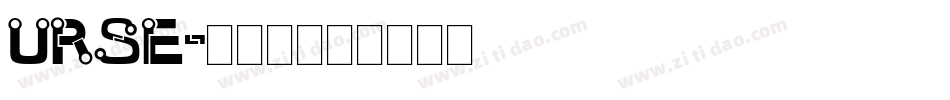 URSE字体转换