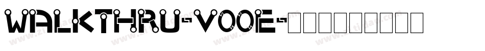 Walkthru-v00E字体转换