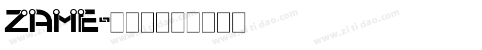 Zame字体转换
