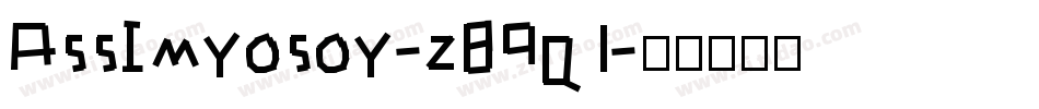 Assimyosoy-z89q1字体转换
