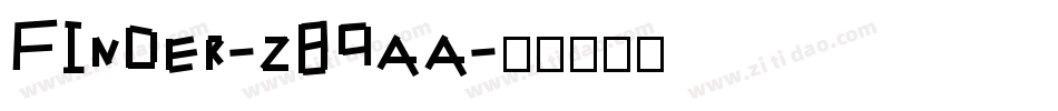 Finder-z89aa字体转换