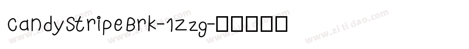 CandyStripeBrk-1Zzg字体转换