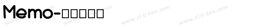 Memo字体转换