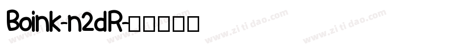 Boink-n2dR字体转换