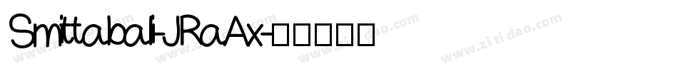 Smittabali-JRaAx字体转换