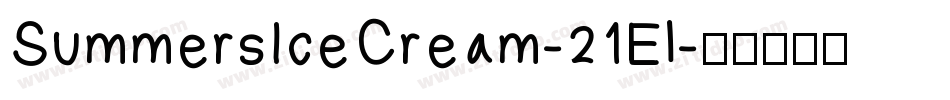 SummersIceCream-21El字体转换