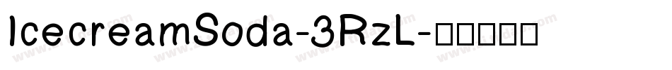 IcecreamSoda-3RzL字体转换