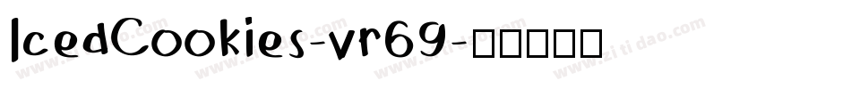 IcedCookies-vr69字体转换