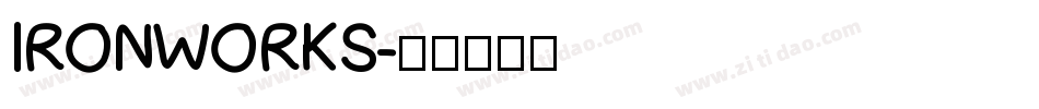 IRONWORKS字体转换