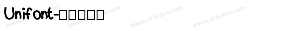 Unifont字体转换