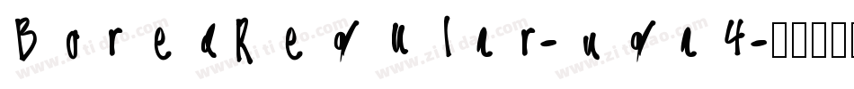 BoredRegular-nga4字体转换
