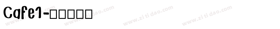 Cafe1字体转换