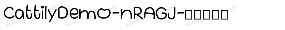 CattilyDemo-nRAGJ字体转换