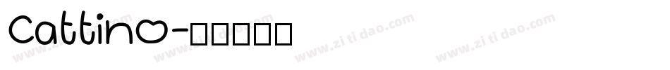 Cattino字体转换