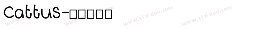Cattus字体转换
