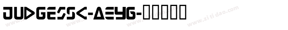JudgesSc-AEy6字体转换