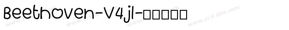 Beethoven-V4jl字体转换