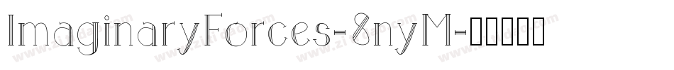 ImaginaryForces-8nyM字体转换
