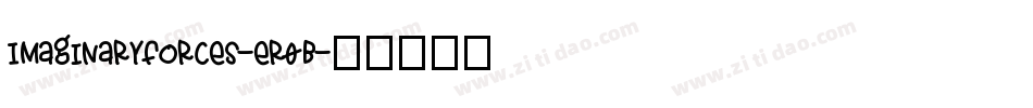 ImaginaryForces-er0B字体转换