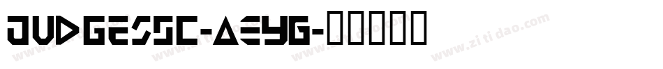 JudgesSc-AEy6字体转换