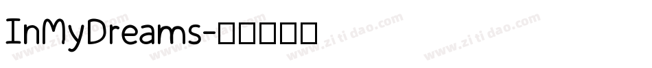 InMyDreams字体转换