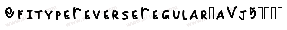 EfitypeReverseRegular-aVj5字体转换