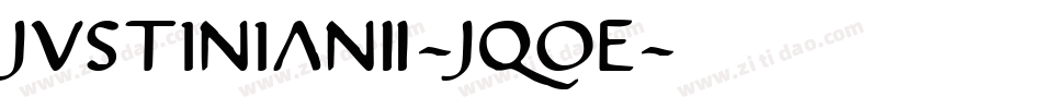Justinian2-JqOE字体转换