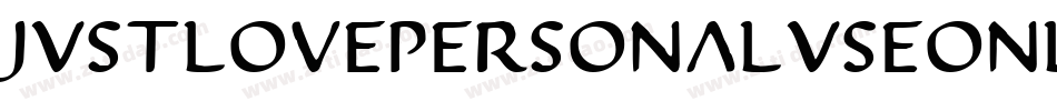 Justlovepersonaluseonly-1Ga6e字体转换