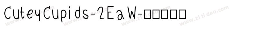 CuteyCupids-2EaW字体转换