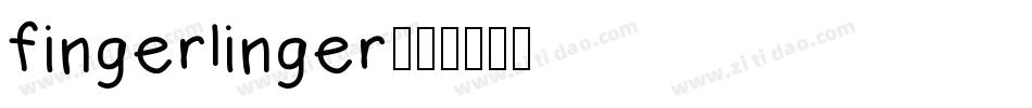 fingerlinger字体转换