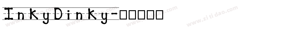 InkyDinky字体转换