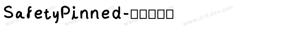 SafetyPinned字体转换