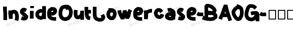 InsideOutLowercase-BA0G字体转换