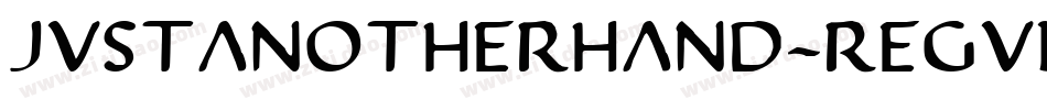 justanotherhand-regular-2字体转换