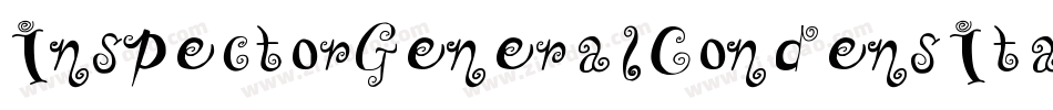 InspectorGeneralCondensItal-qZ280字体转换