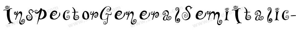 InspectorGeneralSemiItalic-p7gBZ字体转换
