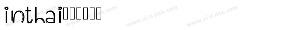 inthai字体转换
