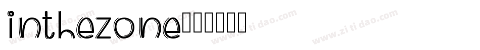 inthezone字体转换
