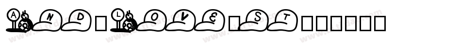 And-Love-st字体转换