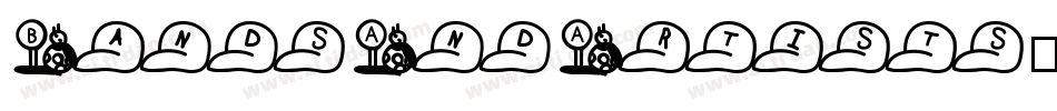 BandsAndArtists-5EZ字体转换