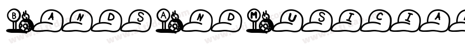 BandsAndMusiciansChmc-DOWmD字体转换